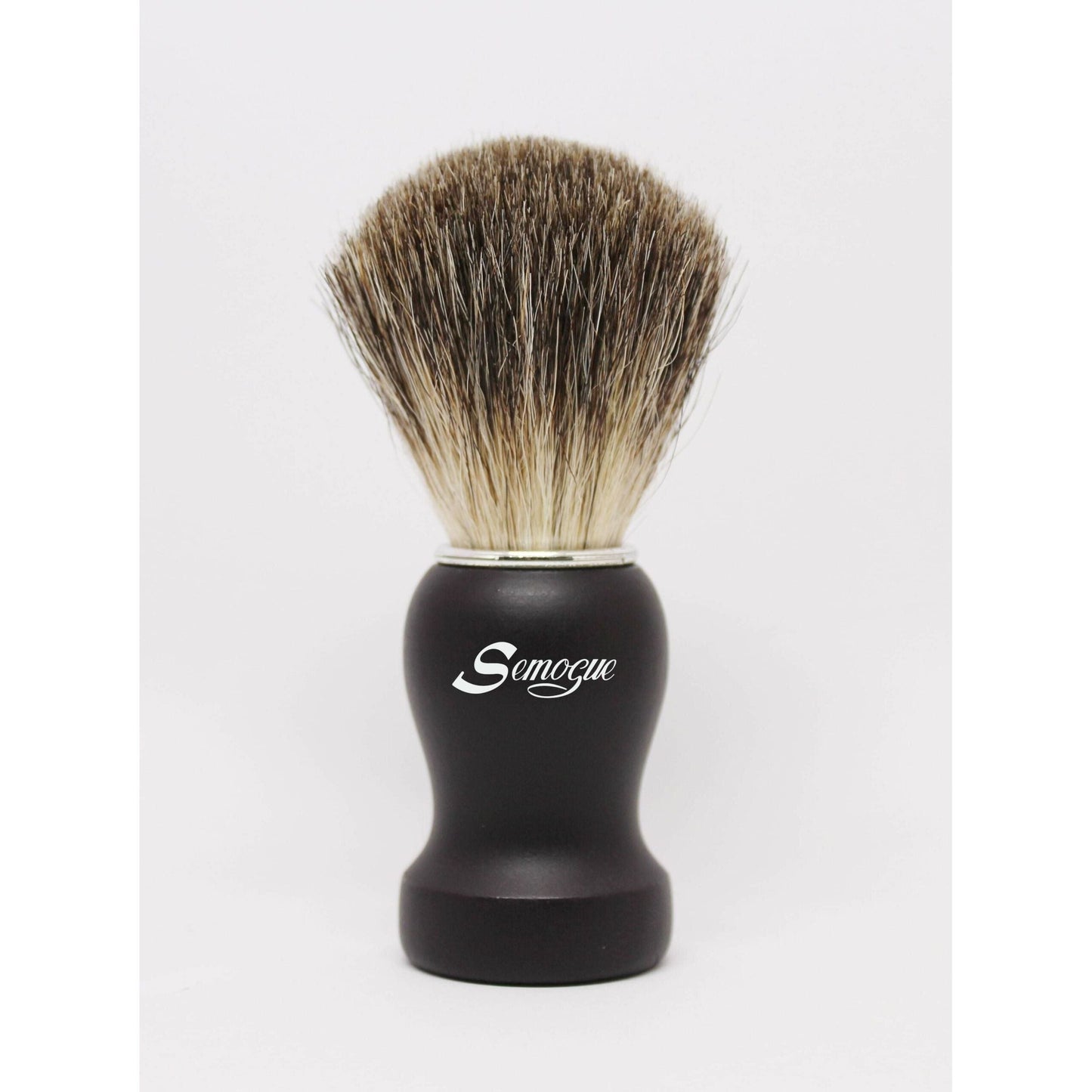 Semogue Pharos-c3 Pincel de Afeitar de Tejón Gris Puro - Negro
