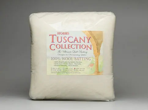 Hobbs Tuscany Laine Batting - Taille Roi 120" x 120"