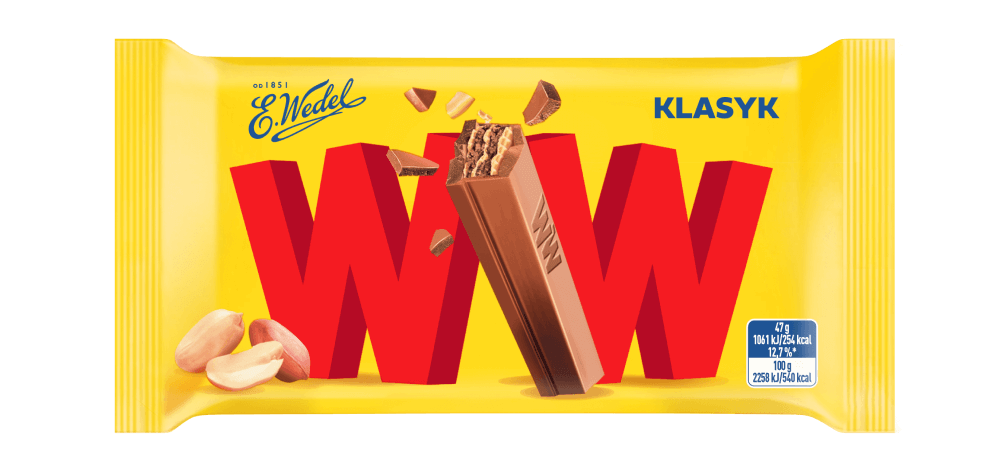 Wedel Wafelki Ww - Chocolate con Leche 47g