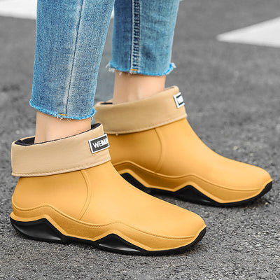 Botas de lluvia impermeables cortas para hombre