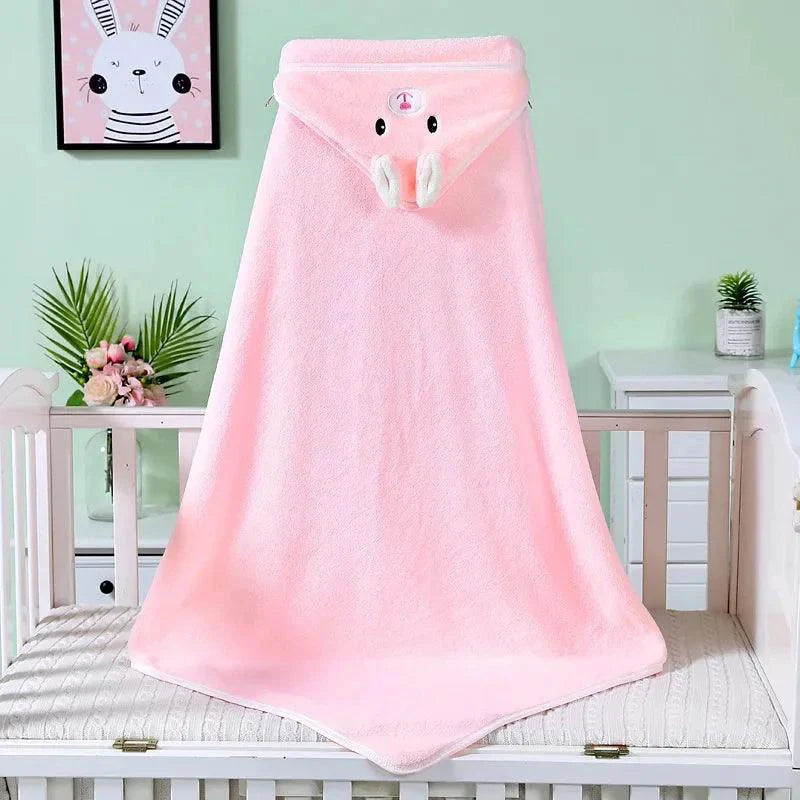 Adorable Baby Hooded Bath Towels for Newborns and Toddlers