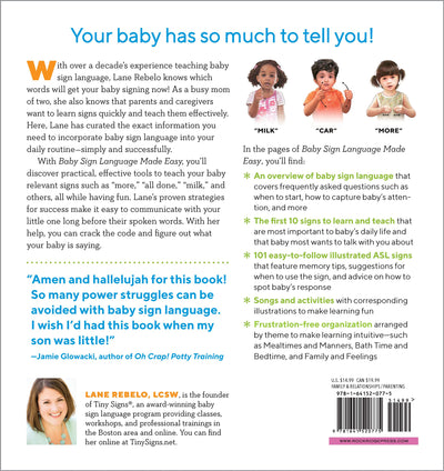 Essential Baby Sign Language: 101 Signs for Early Communication (Spiral Bound) - Korvel