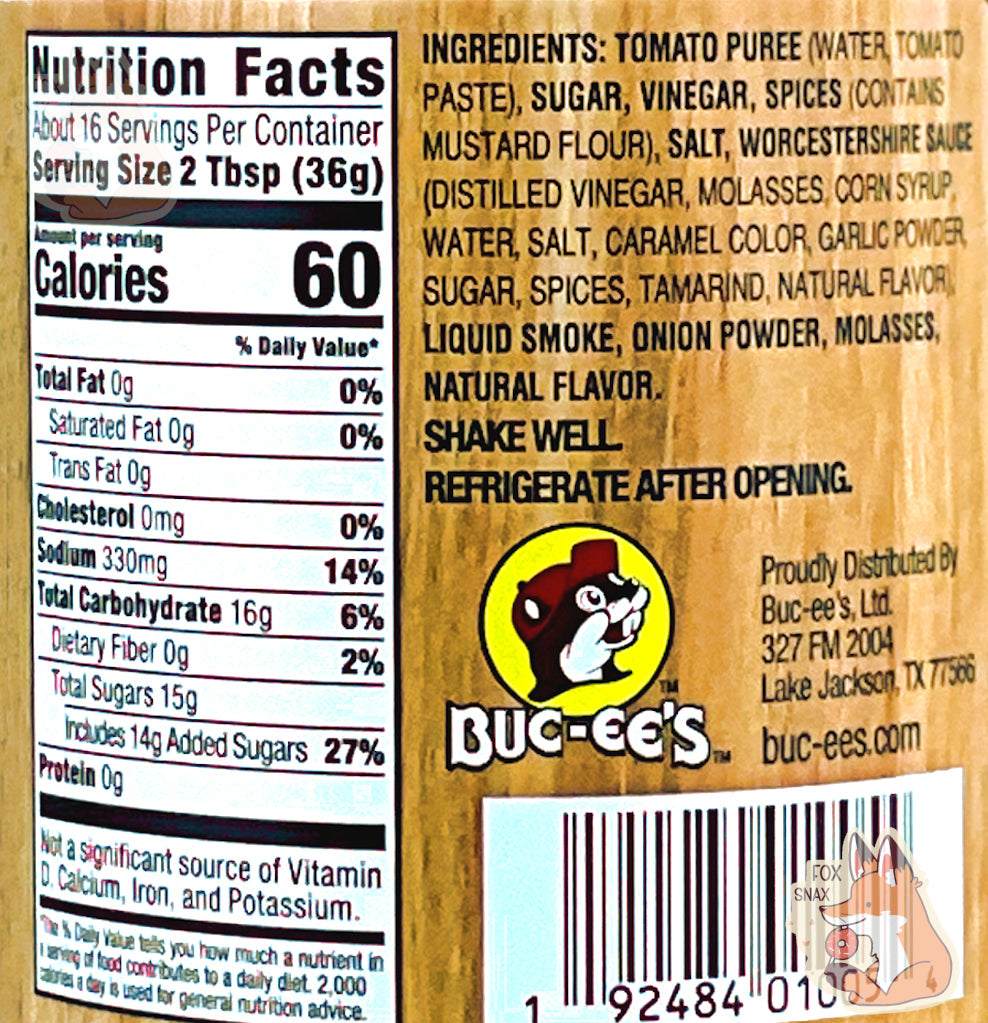Buc-ee's Original BBQ Sauce - Premium Flavor