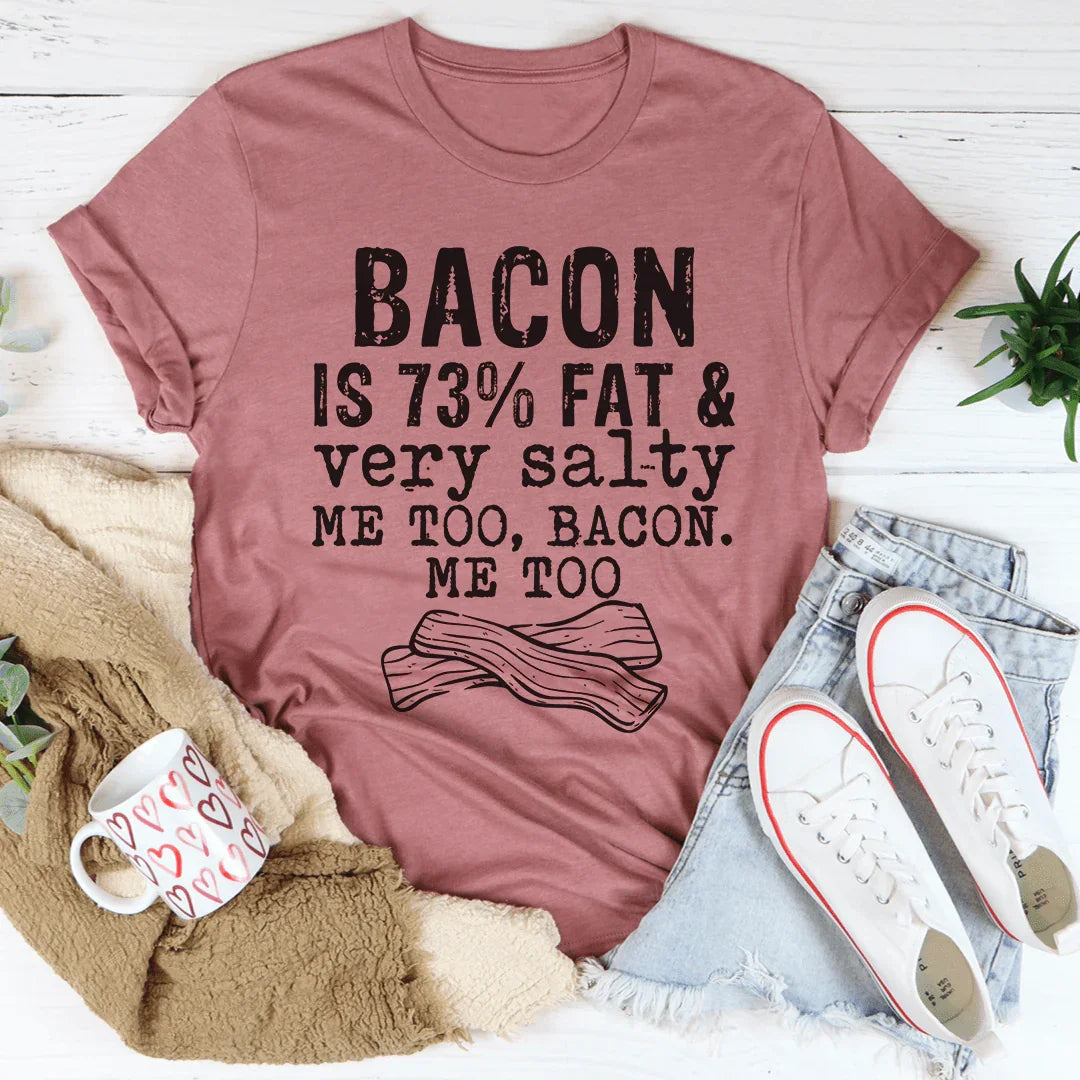 T-shirt Bacon Fat et Salty
