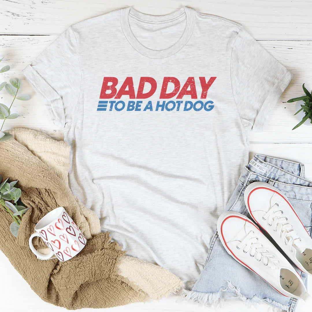 Camiseta "Mal día para ser un perrito caliente"