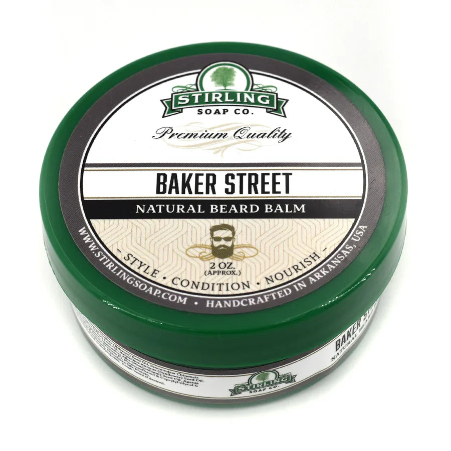Stirling Soap Co. Baker Street Beard Balm - 2 Oz