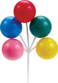 Large Balloon Clusters in Vibrant Primary Colors