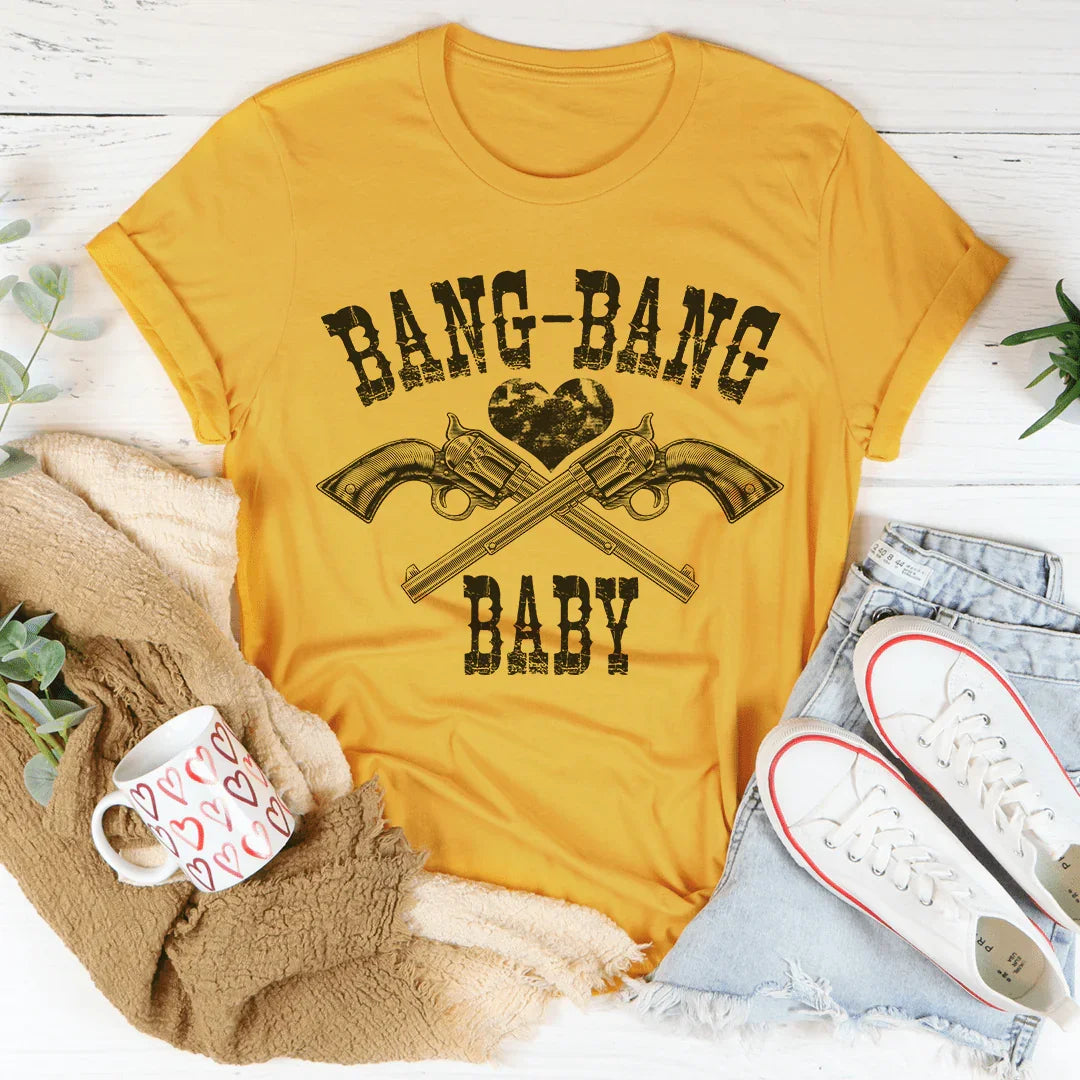 Bang Bang Baby Tee - Ropa Diaria Suave y Estilosa