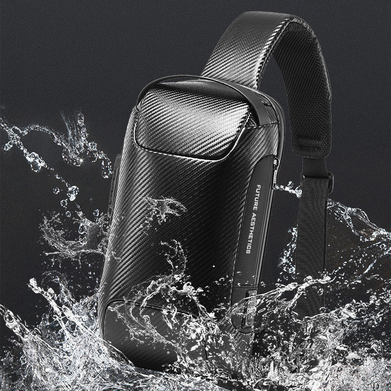 Sac à poitrine imperméable pour hommes Bange - Messenger professionnel haut de gamme