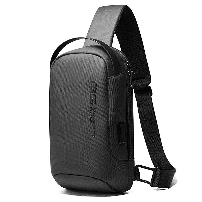 BANGE New Multifunction Crossbody Bag Shoulder Messenger Bags Male Waterproof Short Trip Chest Bag Pack for Men - Korvel