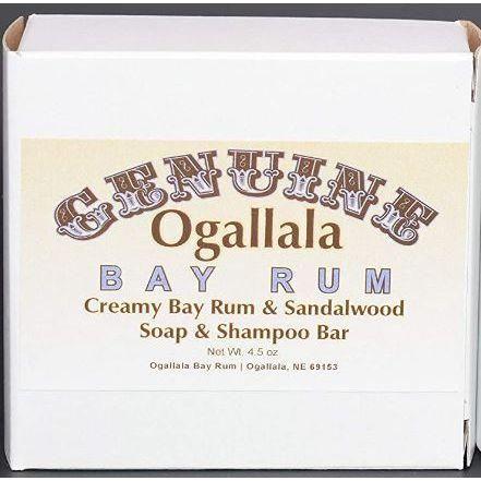Savon et Shampooing Crème Ogallala Bay Rum & Bois de Santal - 4,5 Oz