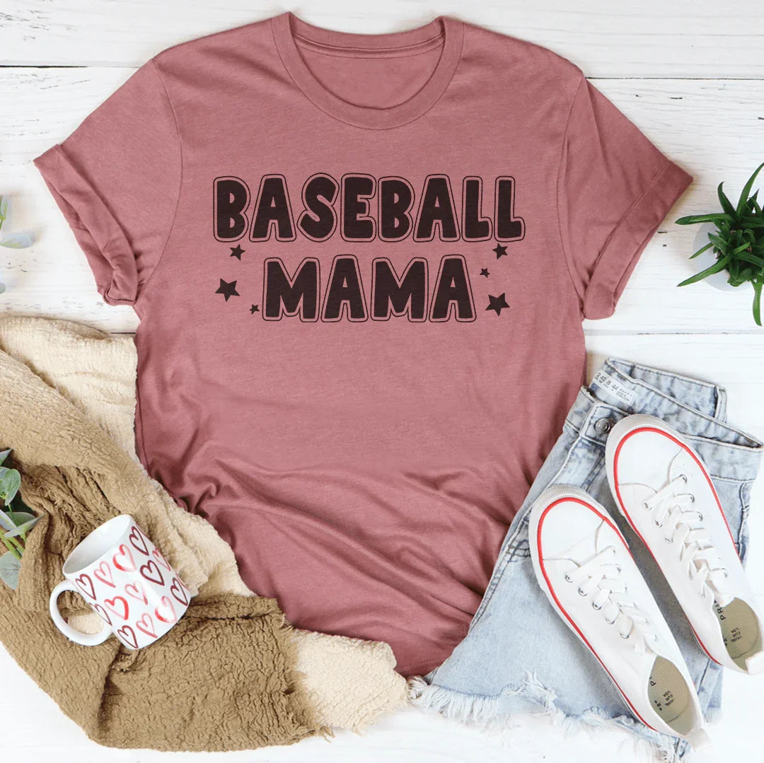 Baseball Mama Tee - Soft & Stylish