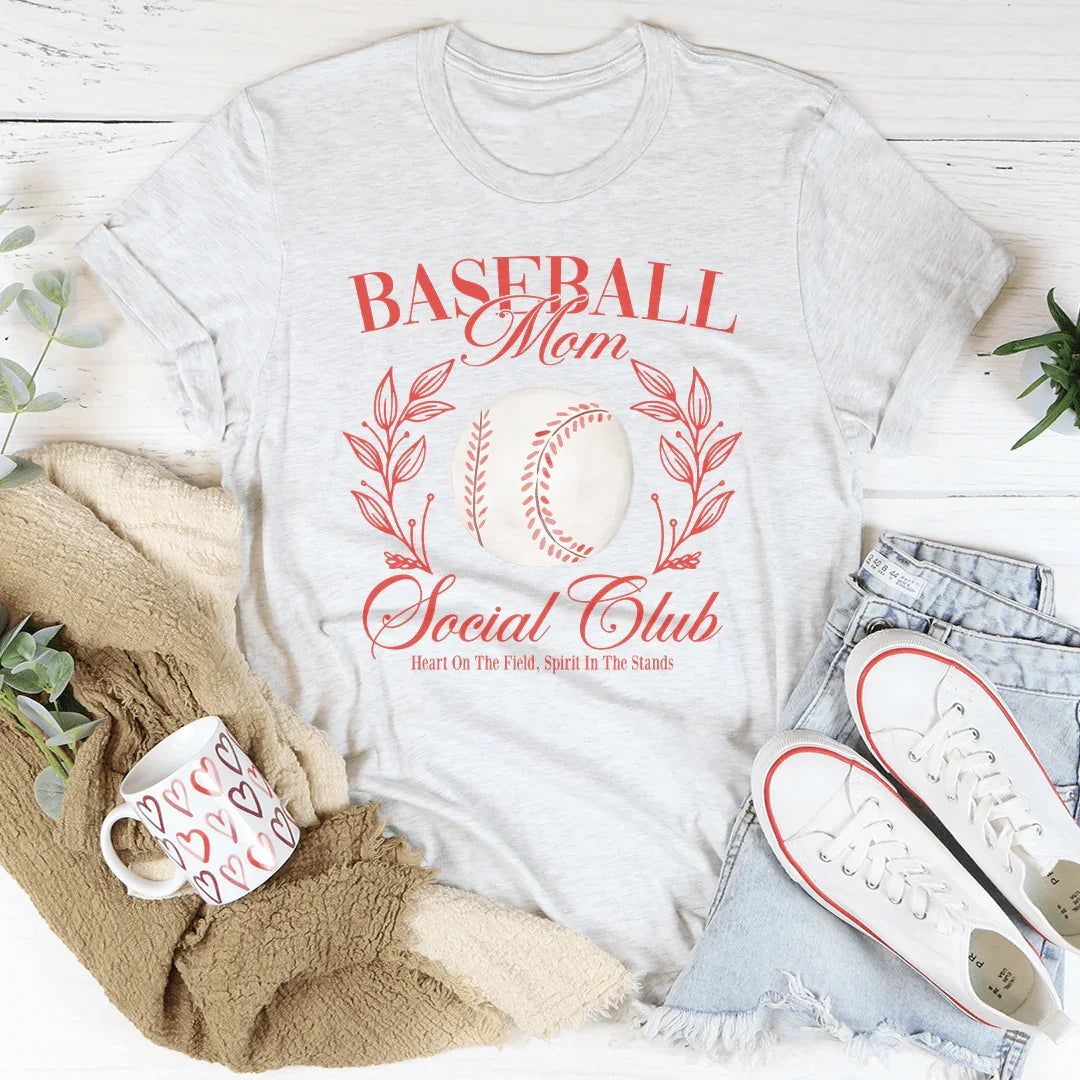 Camiseta del Club Social de Mamás de Béisbol