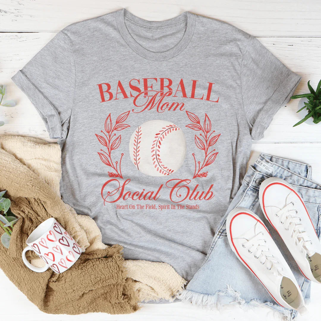 Camiseta del Club Social de Mamás de Béisbol