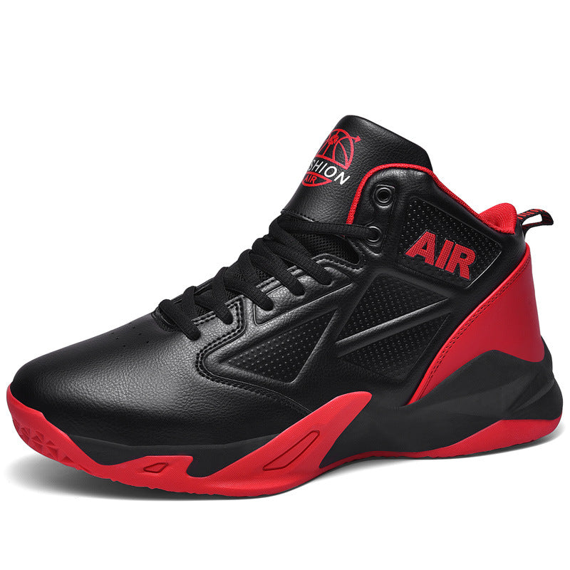 Basketball shoes casual sports running shoes mid top combat boots practical sneakers - Korvel
