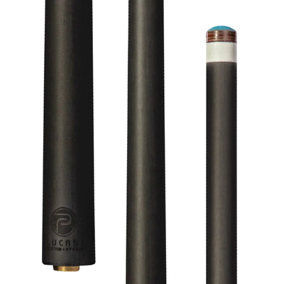 Lucasi Pinnacle LP20 Midnight Black Cue with Advanced Carbon Fiber Shaft - Korvel