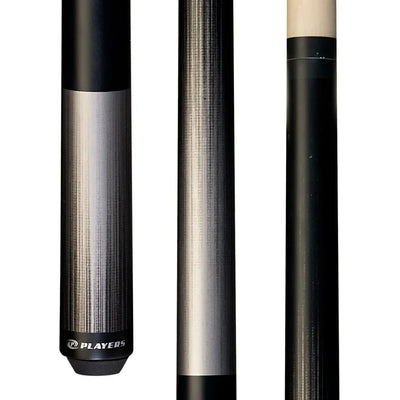 Sonic Silver Matte Wrapless Billiard Cue Stick - Korvel