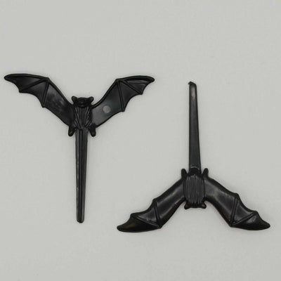 Oasis Supply Black Bat Halloween Cupcake Toppers with Bonus Tattoos