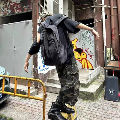 Nylon Multi-Pocket Tactical Large Capacity Backpack