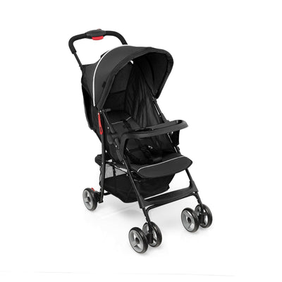 Poussette de Voyage Premium pour Tout-Petits avec Canopy - Noir
