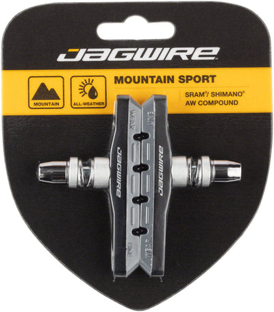 Plaquettes de frein Jagwire Mountain Sport - Postes filetés Gris