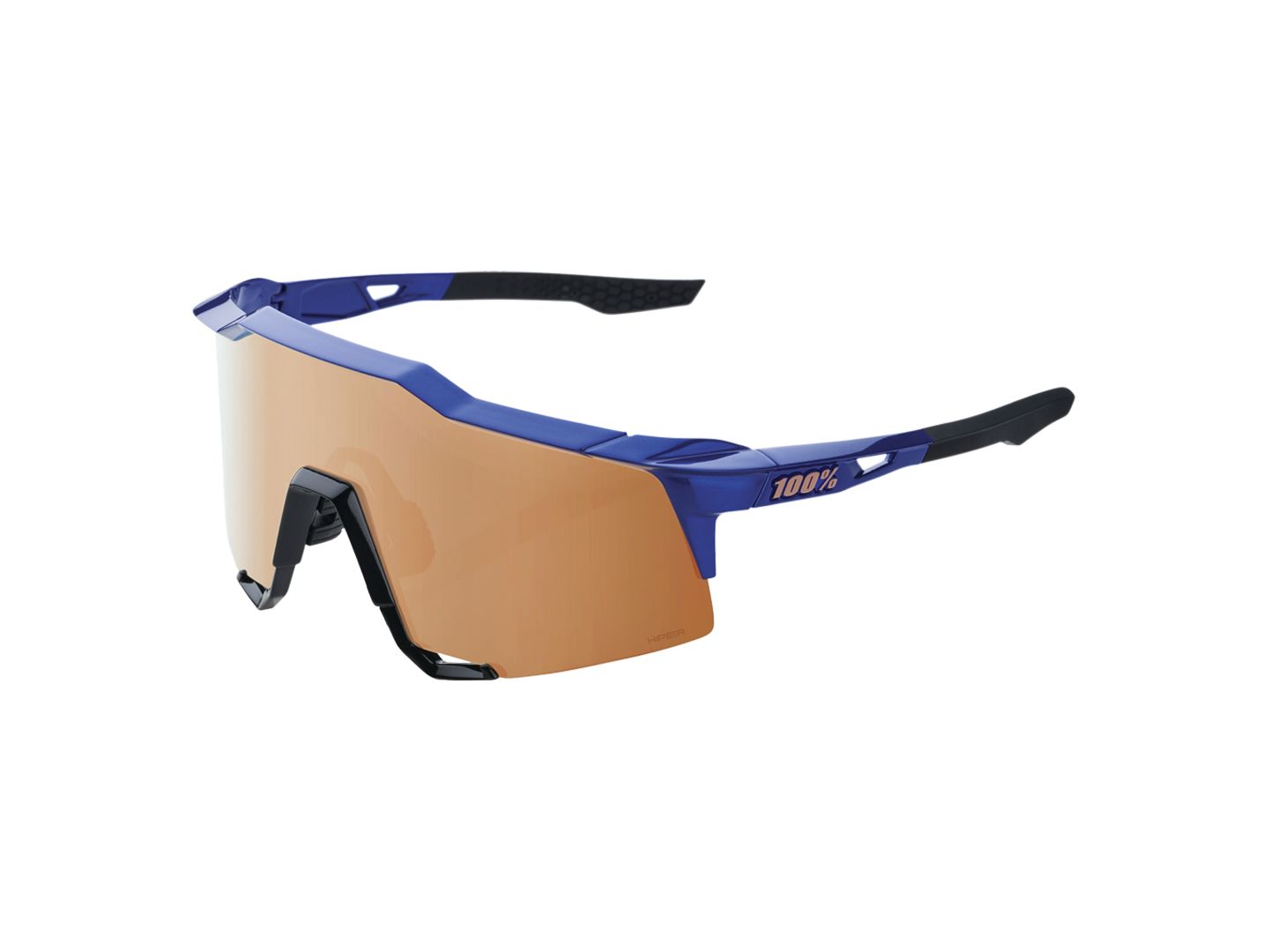 Lunettes de soleil Speedcraft 100% HiPER Bleu/Marron Cuivre
