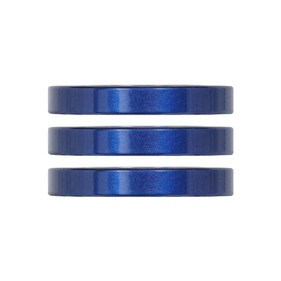 Espaciador de dirección Industry Nine iRiX 1-1/8'' Altura: 5mm Aluminio Azul (3pcs)