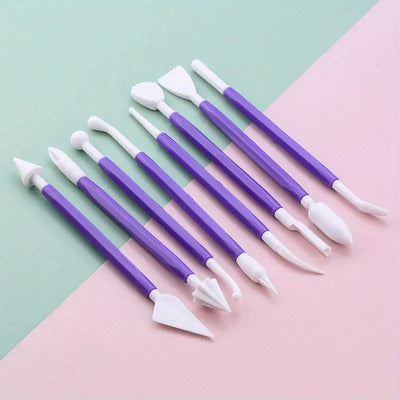 8-Piece Fondant Cake Decorating Tool Set