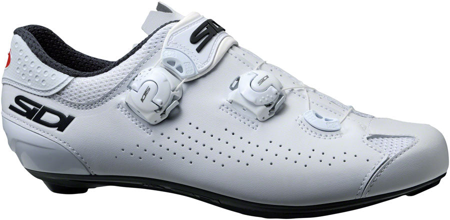 SIDI Genius 10 Road Shoes - Men's White/White Size 48