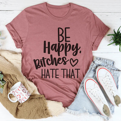 Be Happy Tee - Soft Cotton Comfort