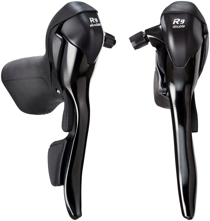Ensemble de leviers de frein/déclenchement microSHIFT R9 Drop Bar - 2 x 9 vitesses