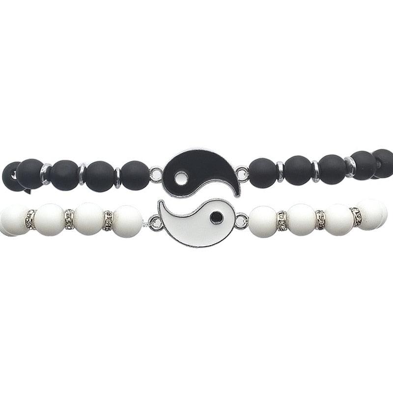 Ensemble de Bracelets Perles pour Connexions Significatives