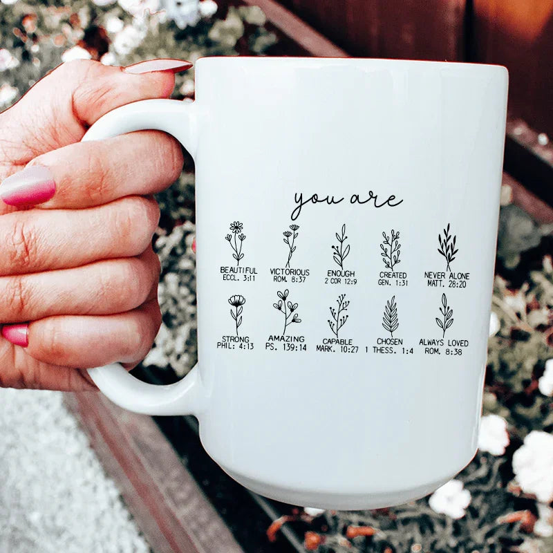 Bible Verses Ceramic Mug - 15 oz Premium Drinkware