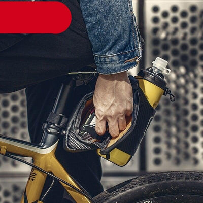 Bolsa de Bicicleta Reflectante y Duradera con Soporte para Botella de Agua