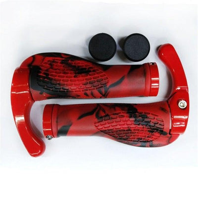 Premium Ergonomic Bicycle Handlebar Grips with Locking Rings