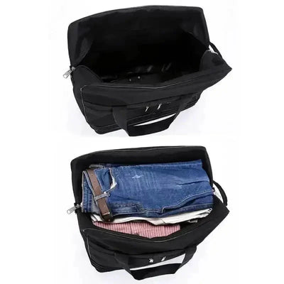 Black Rolling Foldable Luggage Bag - Your Ultimate Travel Companion
