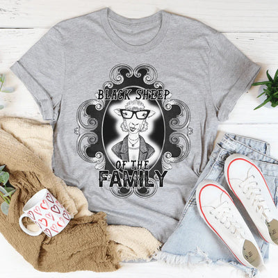 Camiseta de la oveja negra de la familia