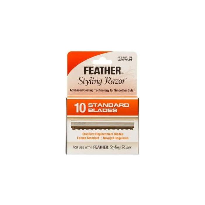 Cuchillas Estándar Feather 10 para Afeitadora de Estilo