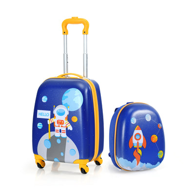 Kids Luggage Set: Backpack & Suitcase for Travel