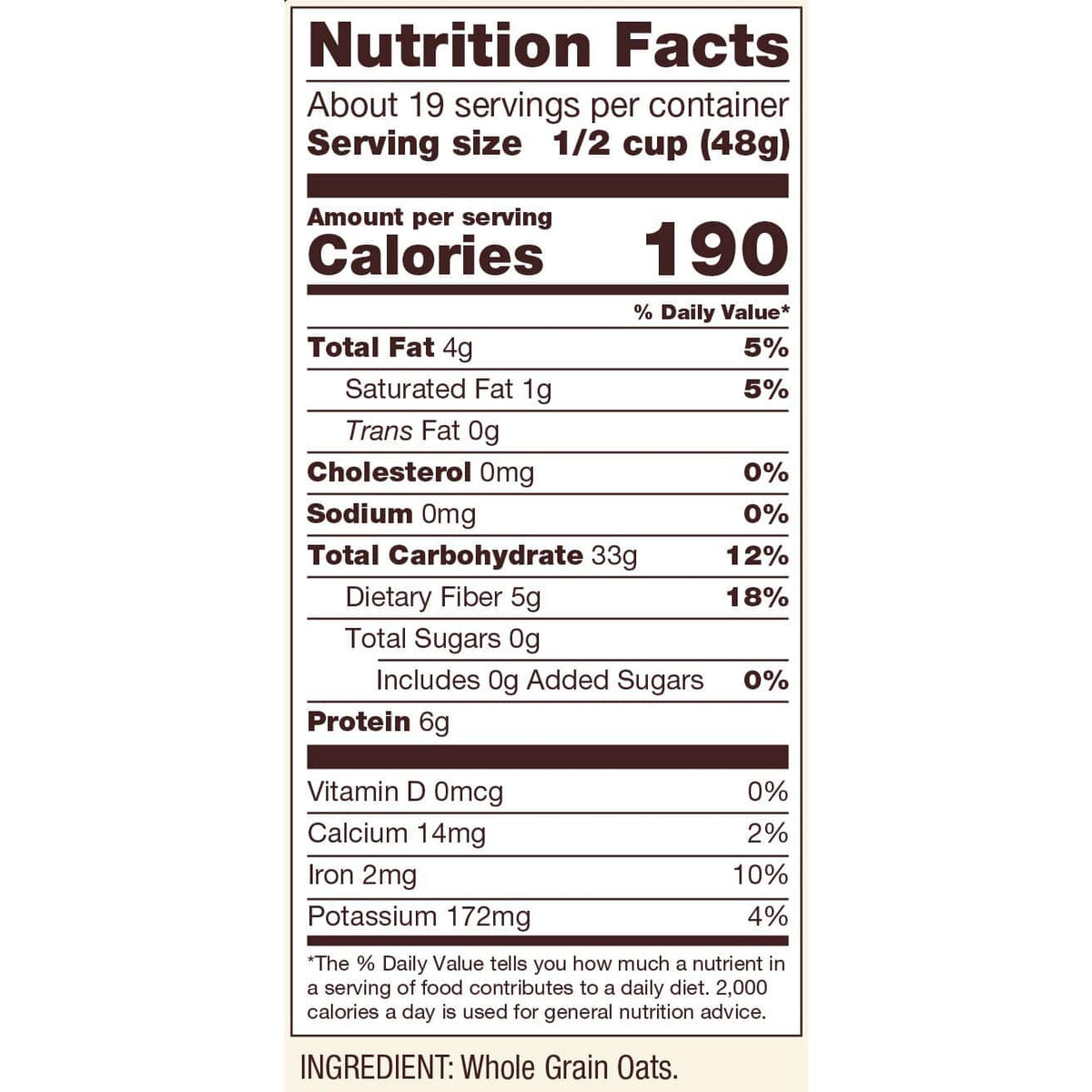 Organic Gluten-Free Rolled Oats by Bob's Red Mill