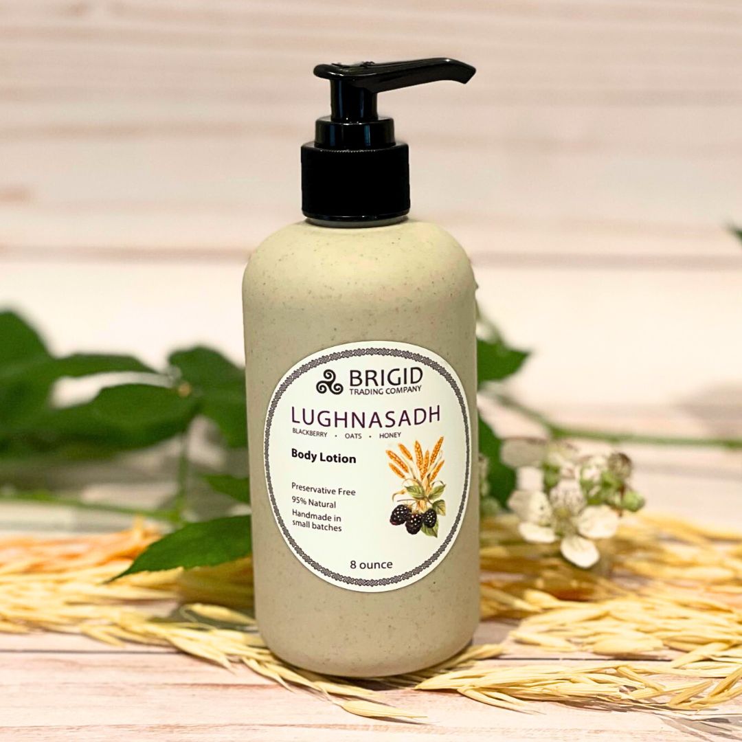 Lughnasadh Harvest Body Lotion - Blackberry, Oats & Honey Infusion - Korvel