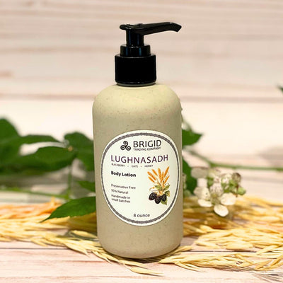Lughnasadh Harvest Body Lotion - Blackberry, Oats & Honey Infusion - Korvel