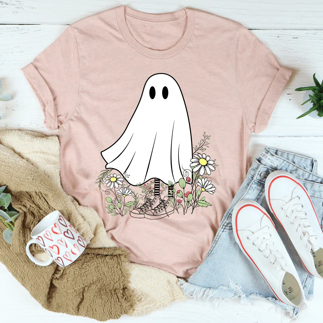 Boho Ghost Tee - Soft & Stylish Everyday Wear - Korvel