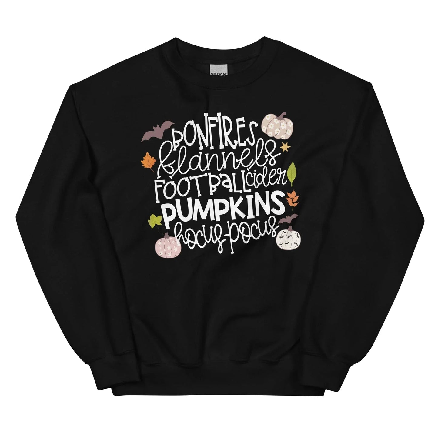 Bonfires Flannels Football Cider Pumpkins Sweatshirt