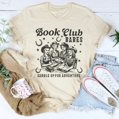 T-shirt Book Club Babes Prêt pour l'Aventure