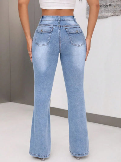 Premium Bootcut Jeans with Pockets