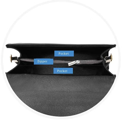 Stylish Candy Color PU Leather Crossbody Bag for Women