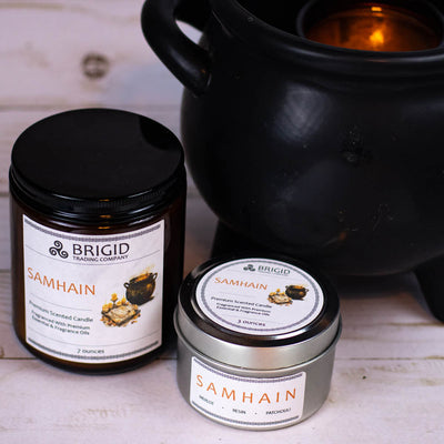 Mystical Samhain Soy Candle - Merlot, Dragon's Blood & Smoked Patchouli - Korvel