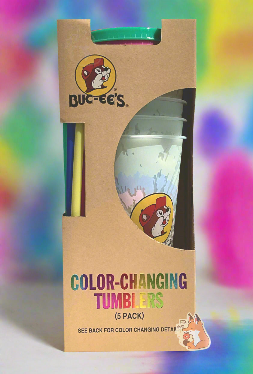 Gobelets Buc-ee's Tie Dye Changeant de Couleur