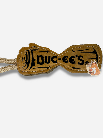 Jouet en corde en forme de bûche Buc-ee's pour animaux de compagnie